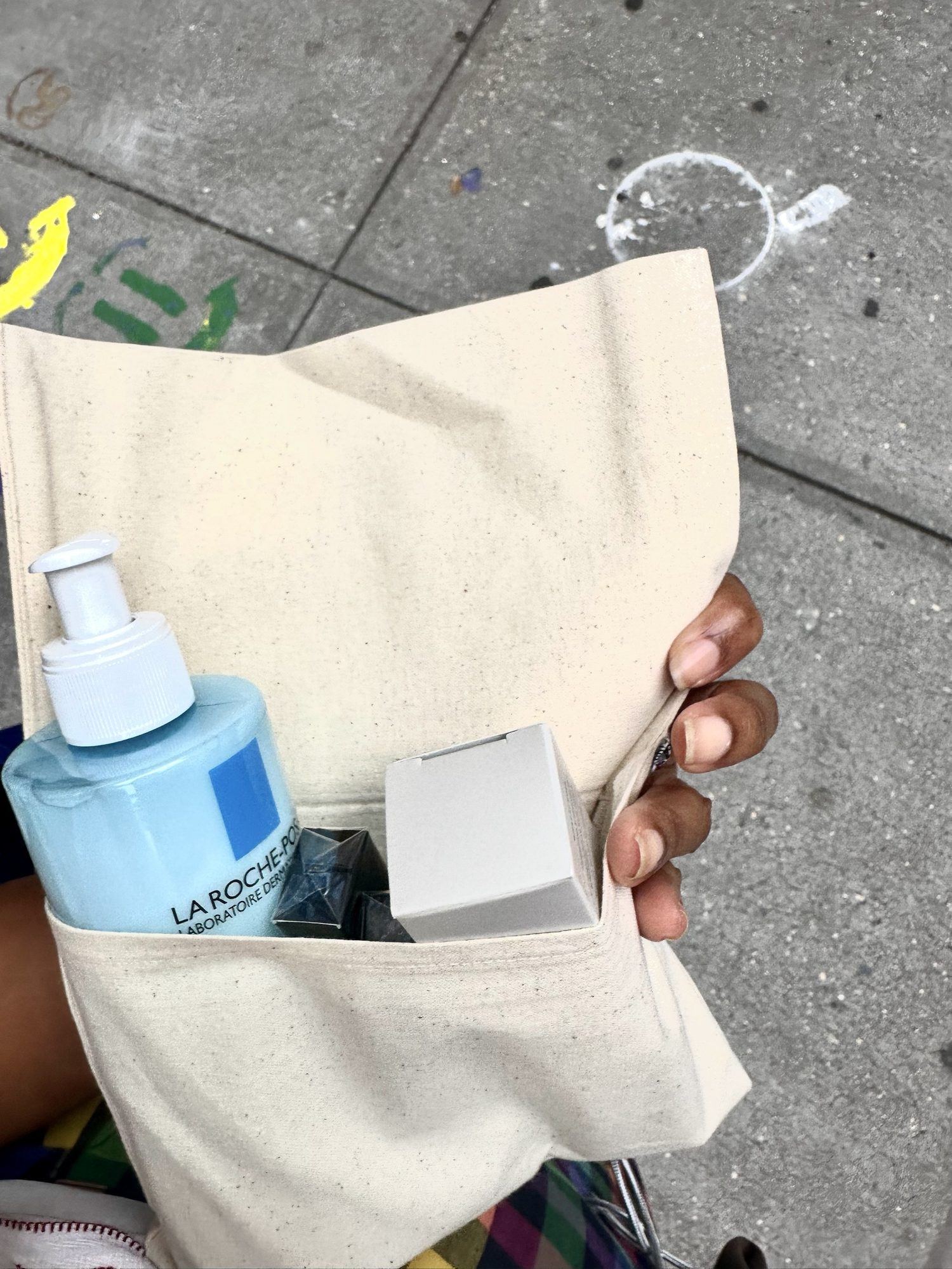 The Men’s Edit gift bag, with La Roche-Posay skincare inside.